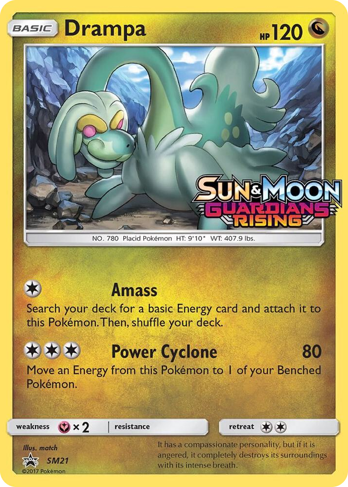 SM021 Drampa - SM21 (Prerelease) Promo SM Promos