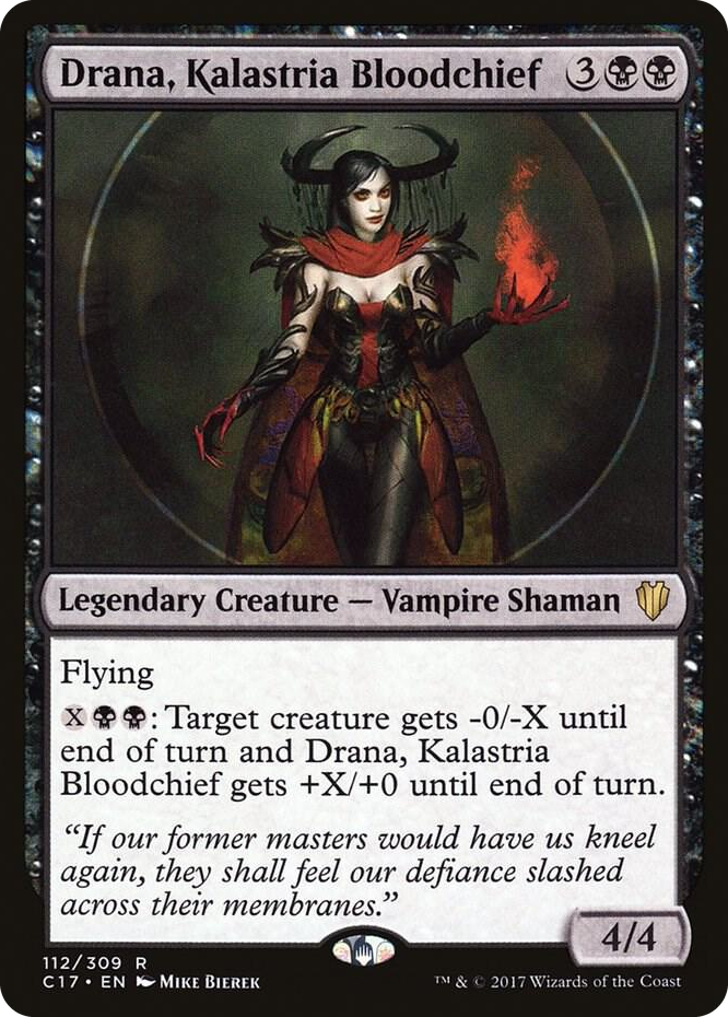 0112 Drana, Kalastria Bloodchief R Commander 2017