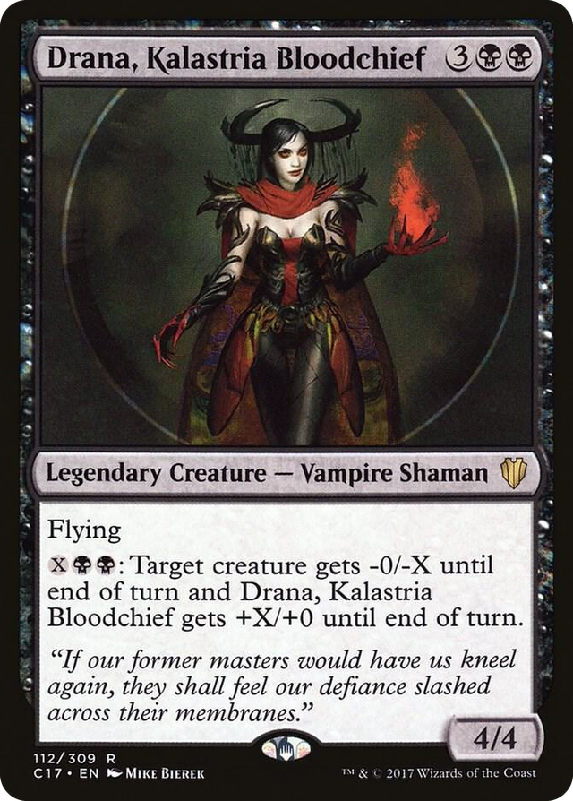 0112 Drana, Kalastria Bloodchief R Commander 2017