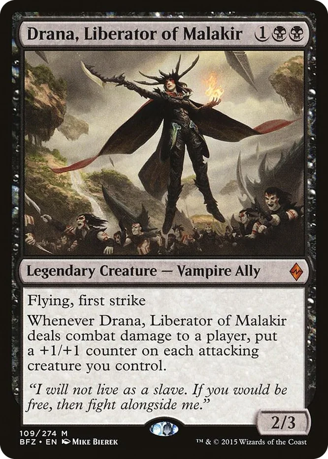 0109 Drana, Liberator of Malakir M Battle for Zendikar
