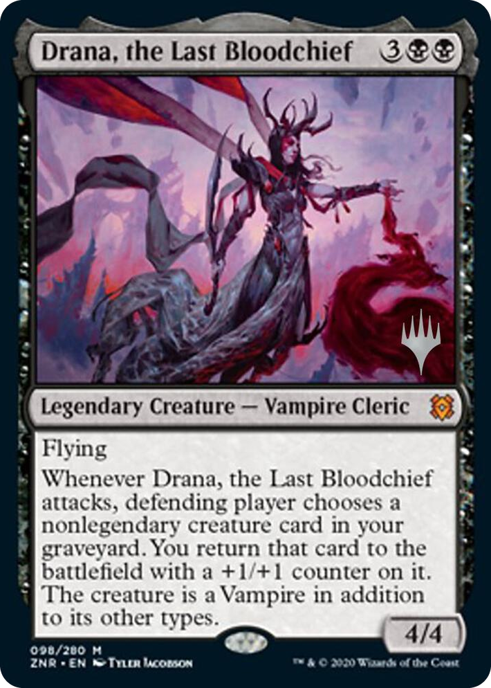 0098 Drana, the Last Bloodchief M Promo Pack: Zendikar Rising