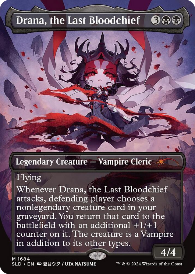 1684 Drana, the Last Bloodchief (Rainbow Foil) M Secret Lair Drop Series