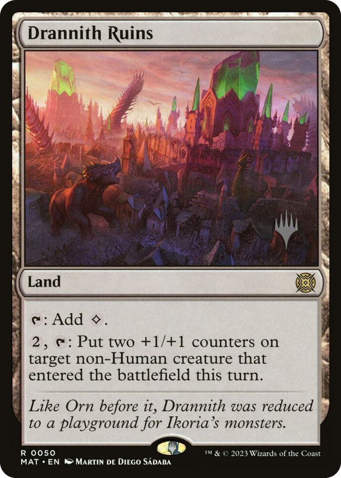 Drannith Ruins #50 R - Promo Pack: The Lost Caverns of Ixalan Pokemon card