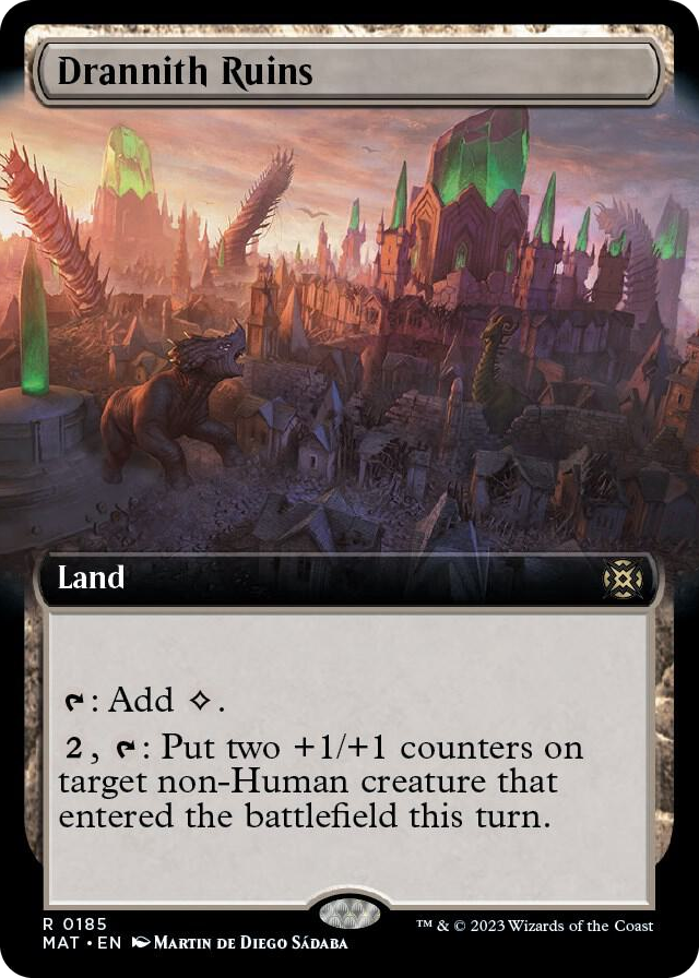 0185 Drannith Ruins (Extended Art) R March of the Machine: The Aftermath