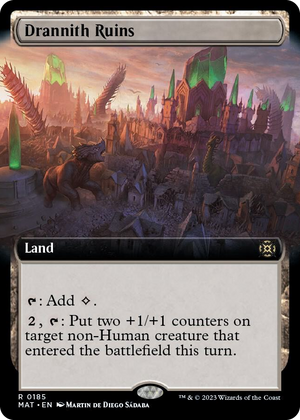 0185 Drannith Ruins (Extended Art) R March of the Machine: The Aftermath
