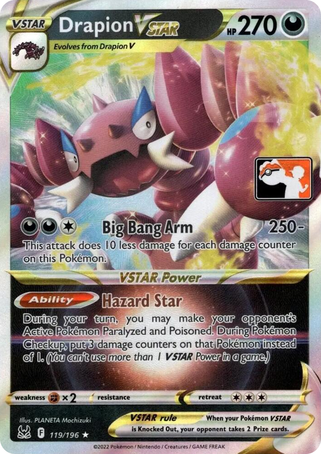 0119 Drapion VSTAR Ultra Rare Prize Pack Series Cards