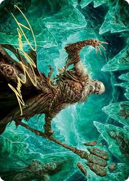 0022 Draugr Necromancer Art Card (Gold-Stamped Signature) S Art Series: Kaldheim