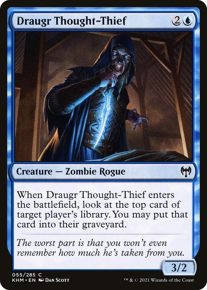 0055 Draugr Thought-Thief C Kaldheim