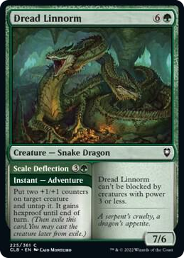 0225 Dread Linnorm C Commander Legends: Battle for Baldur's Gate