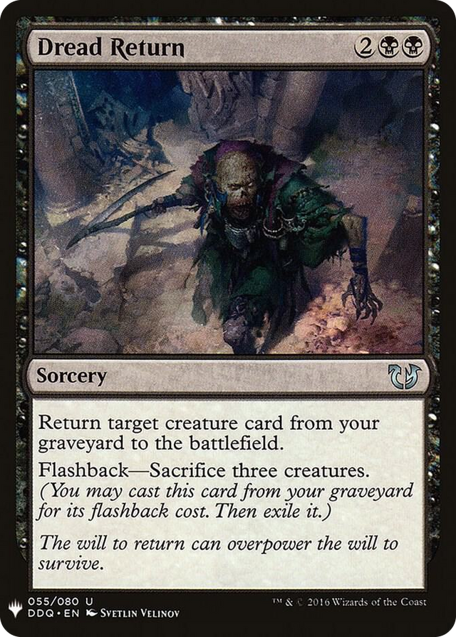 0055 Dread Return U The List Reprints