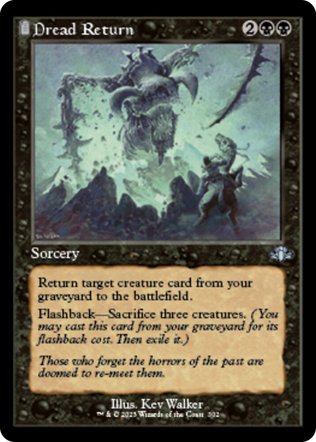 0302 Dread Return (Retro Frame) U Dominaria Remastered
