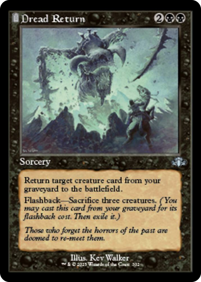 Dread Return (Retro Frame) #302 U - Dominaria Remastered Pokemon card