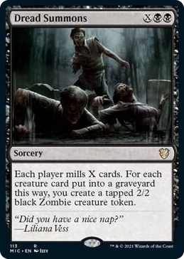 0113 Dread Summons R Commander: Innistrad: Midnight Hunt