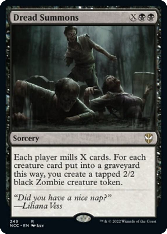 0249 Dread Summons R Commander: Streets of New Capenna
