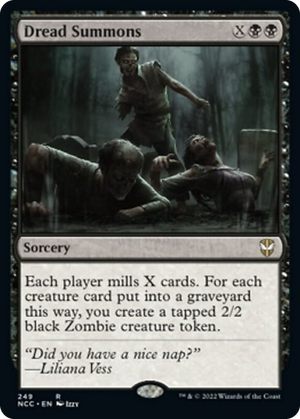 0249 Dread Summons R Commander: Streets of New Capenna