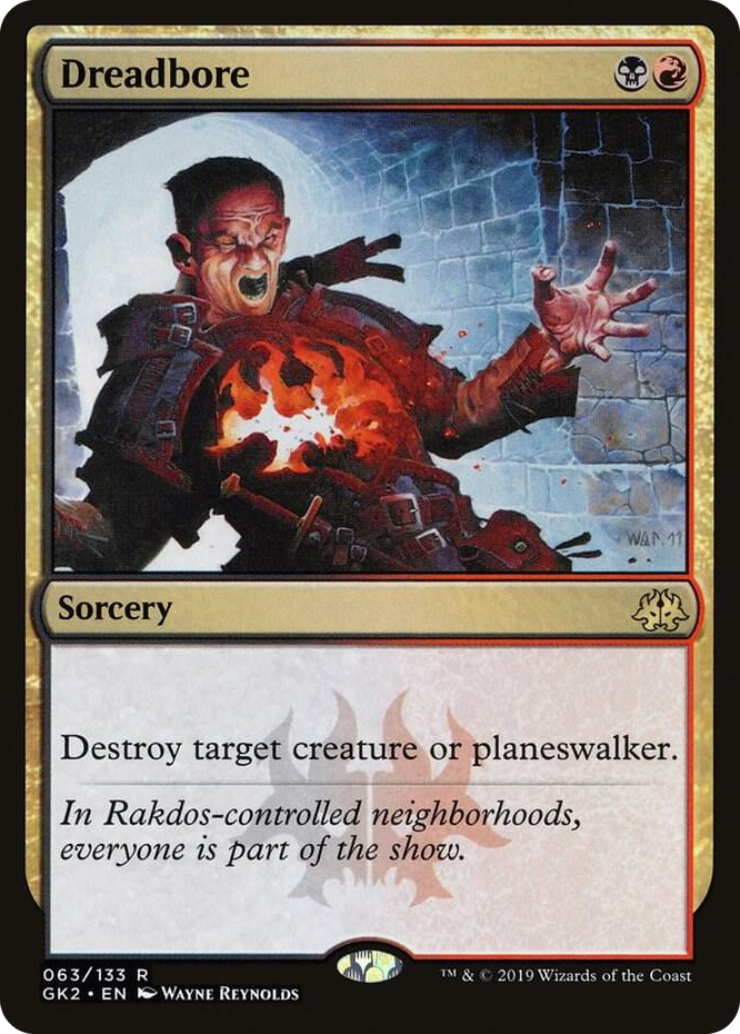0063 Dreadbore R Ravnica Allegiance: Guild Kits