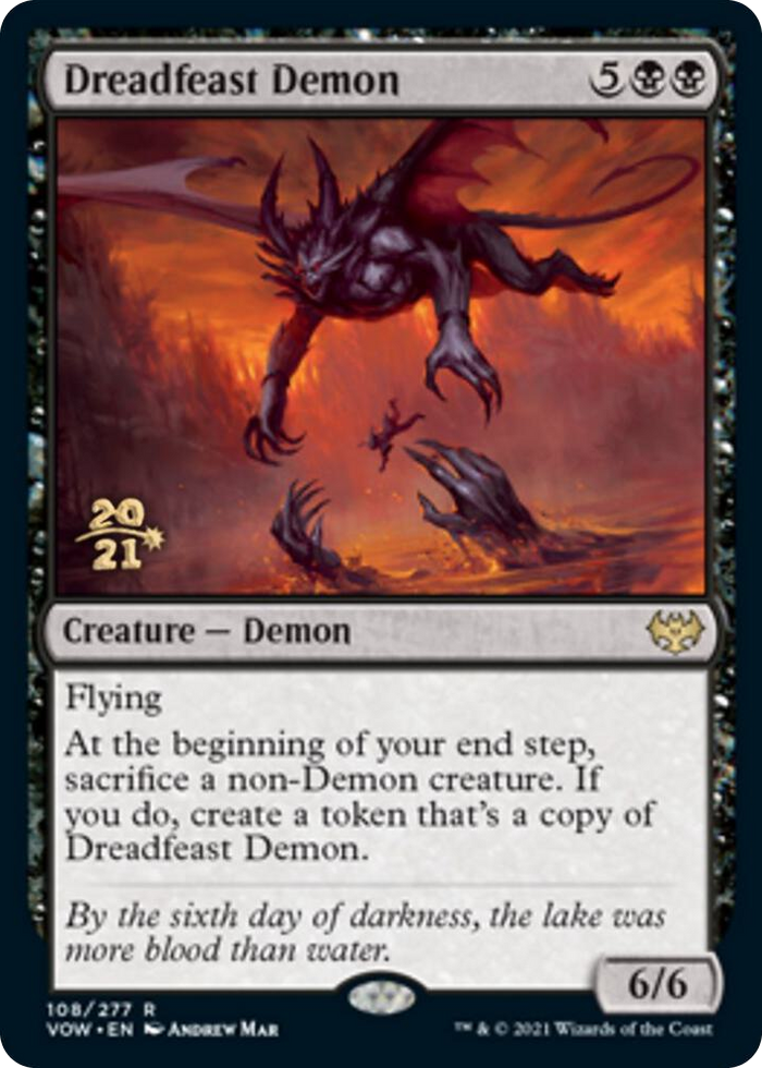 Dreadfeast Demon #108 M - Prerelease Cards Pokemon card