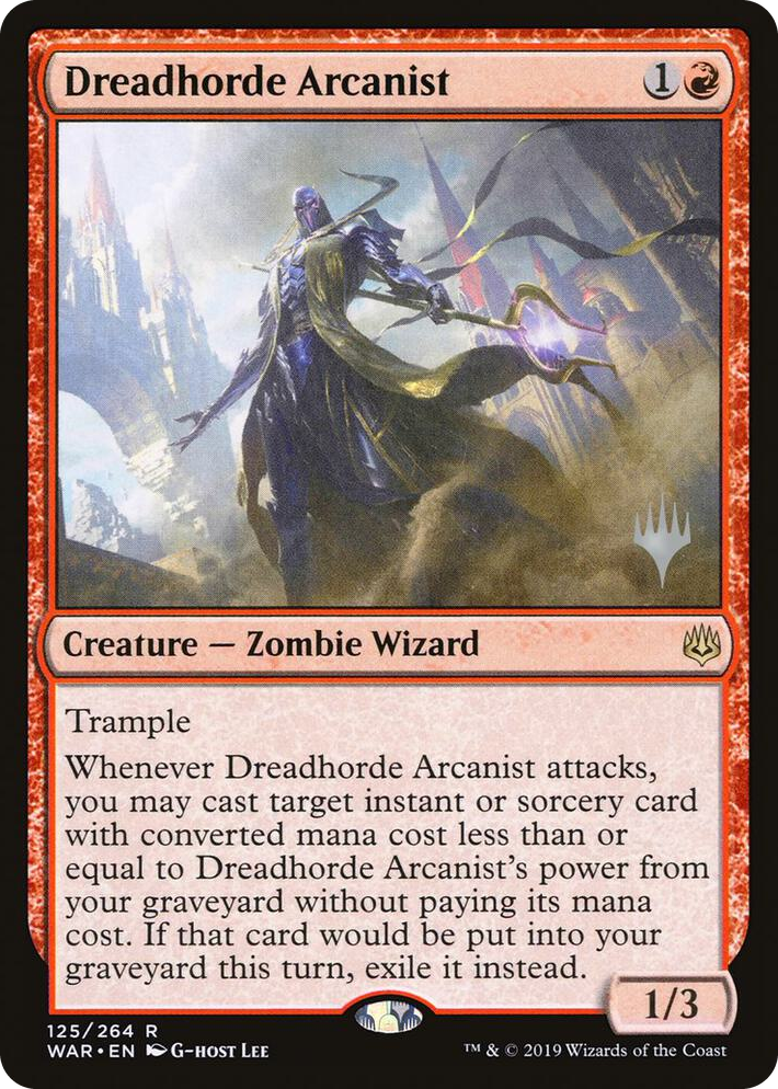 0125 Dreadhorde Arcanist R Promo Pack: Throne of Eldraine
