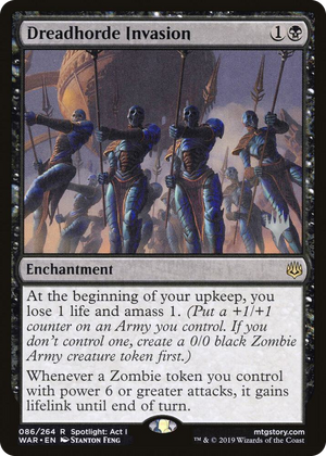 0086 Dreadhorde Invasion R Promo Pack: Throne of Eldraine