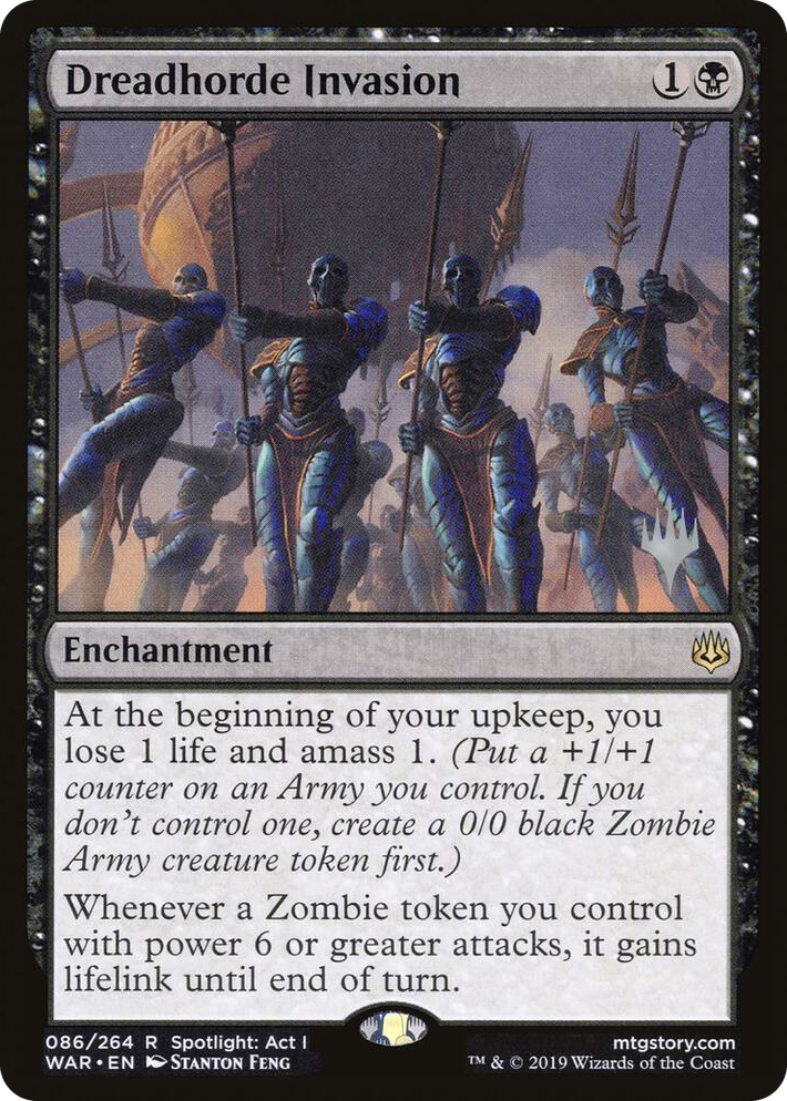 0086 Dreadhorde Invasion R Promo Pack: Throne of Eldraine
