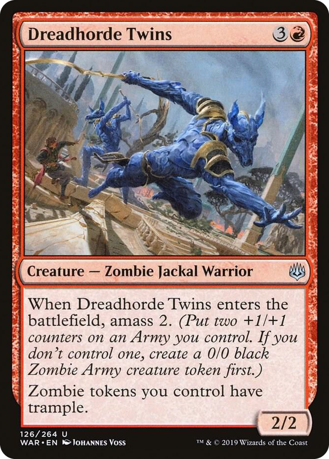 0126 Dreadhorde Twins U War of the Spark