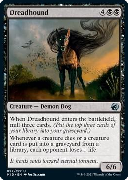 0097 Dreadhound U Innistrad: Midnight Hunt