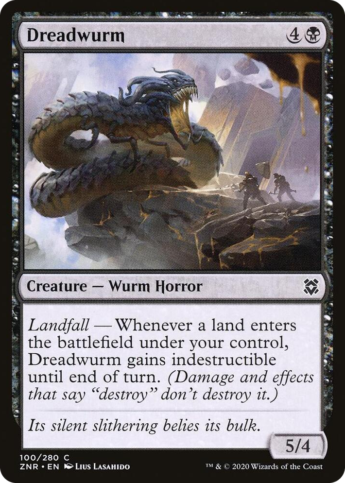 0100 Dreadwurm C Zendikar Rising