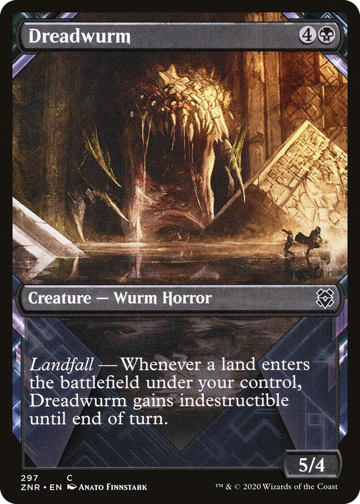 0297 Dreadwurm (Showcase) C Zendikar Rising