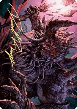 0023 Dream Devourer Art Card (Gold-Stamped Signature) S Art Series: Kaldheim
