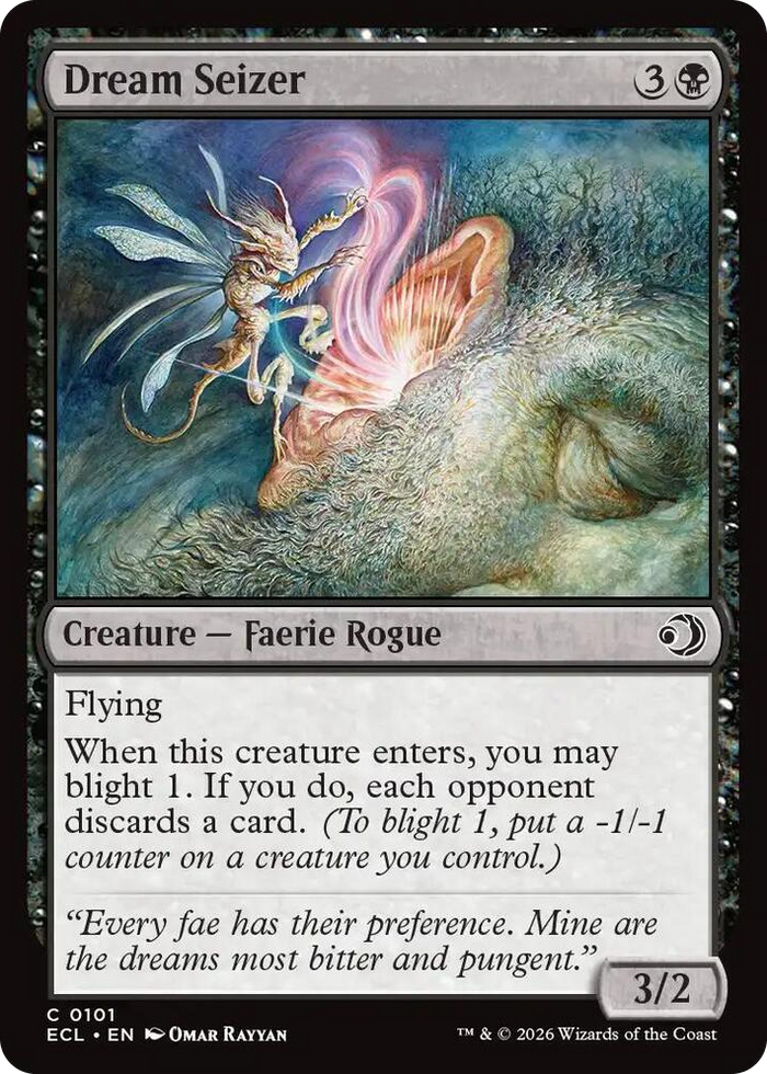 Dream Seizer #101 C - Lorwyn Eclipsed Pokemon card