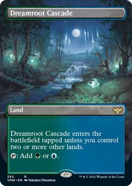 0282 Dreamroot Cascade (Borderless) R Innistrad: Crimson Vow