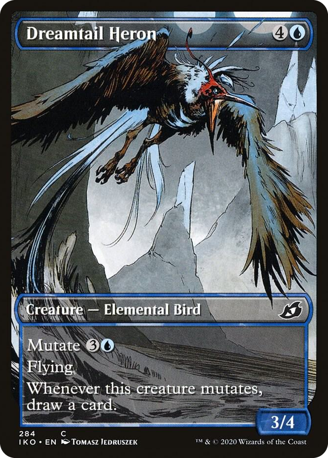 0284 Dreamtail Heron (Showcase) C Lair of Behemoths