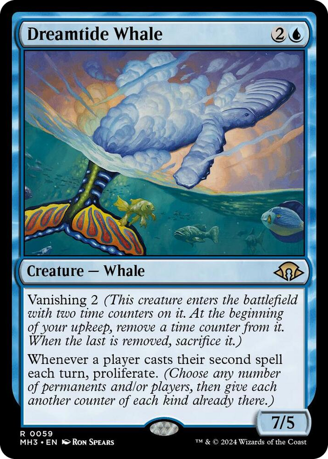 0059 Dreamtide Whale R Modern Horizons 3