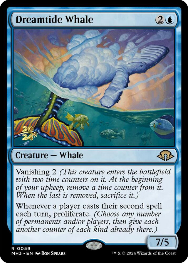 0059 Dreamtide Whale R Prerelease Cards