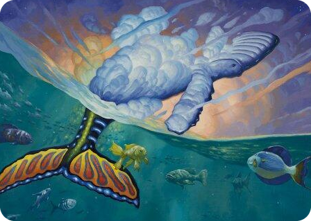 0002 Dreamtide Whale Art Card S Art Series: Modern Horizons 3