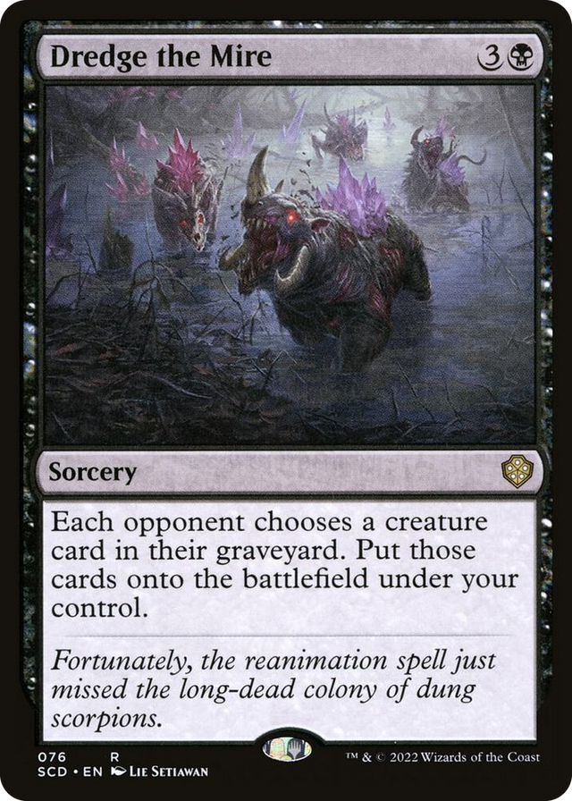 0076 Dredge the Mire R Starter Commander Decks
