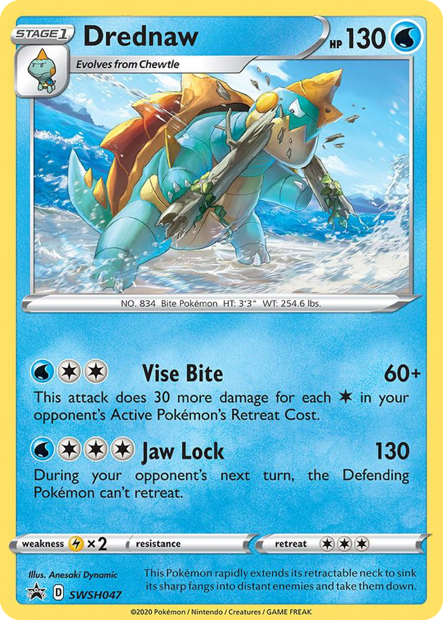 0047 Drednaw - SWSH047 Promo Sword & Shield Promo Cards