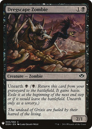 0005 Dregscape Zombie C The List Reprints