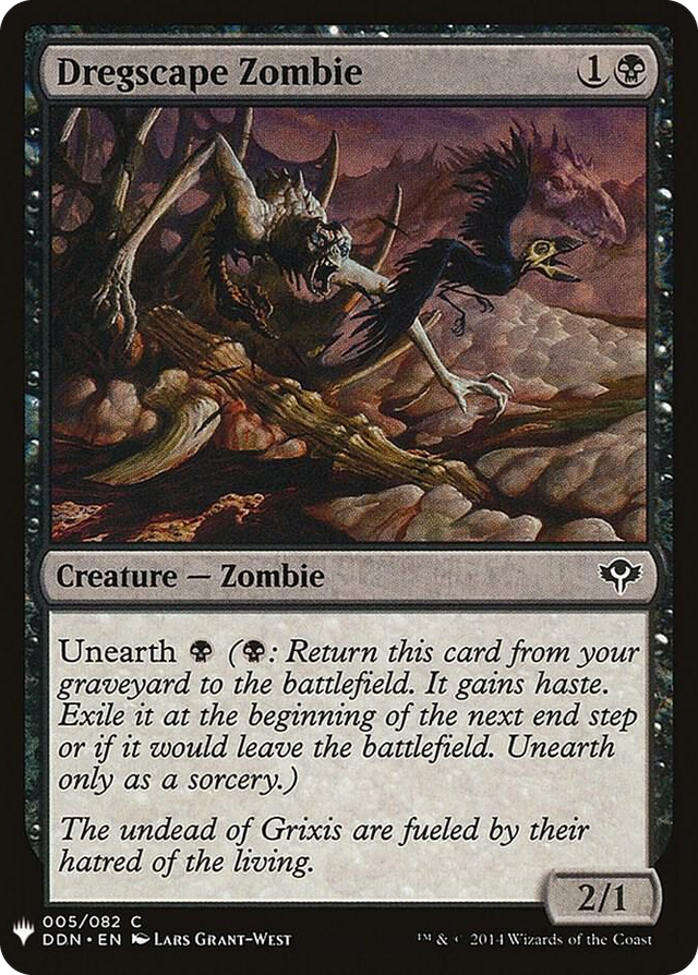 0005 Dregscape Zombie C The List Reprints