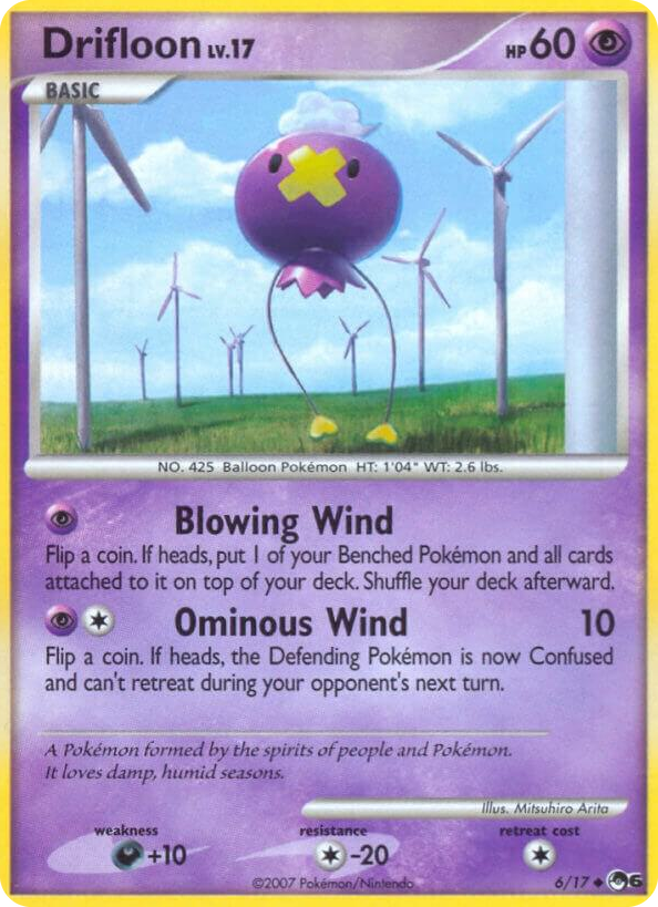 0006 Drifloon Uncommon POP Series 6