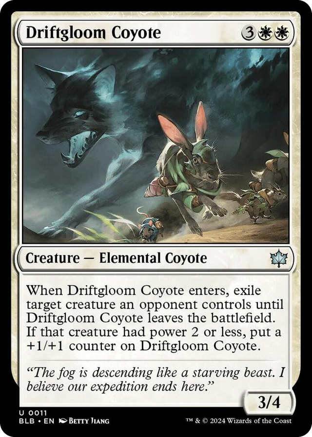 0011 Driftgloom Coyote U Bloomburrow
