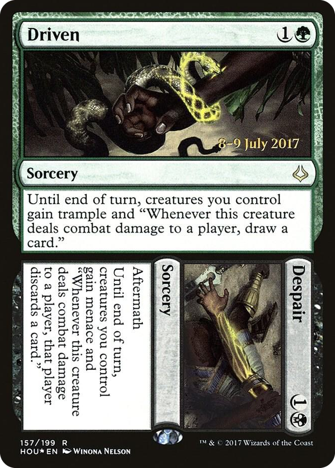 0157 Driven // Despair R Prerelease Cards