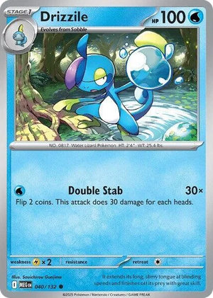 0040 Drizzile Common Mega Evolution