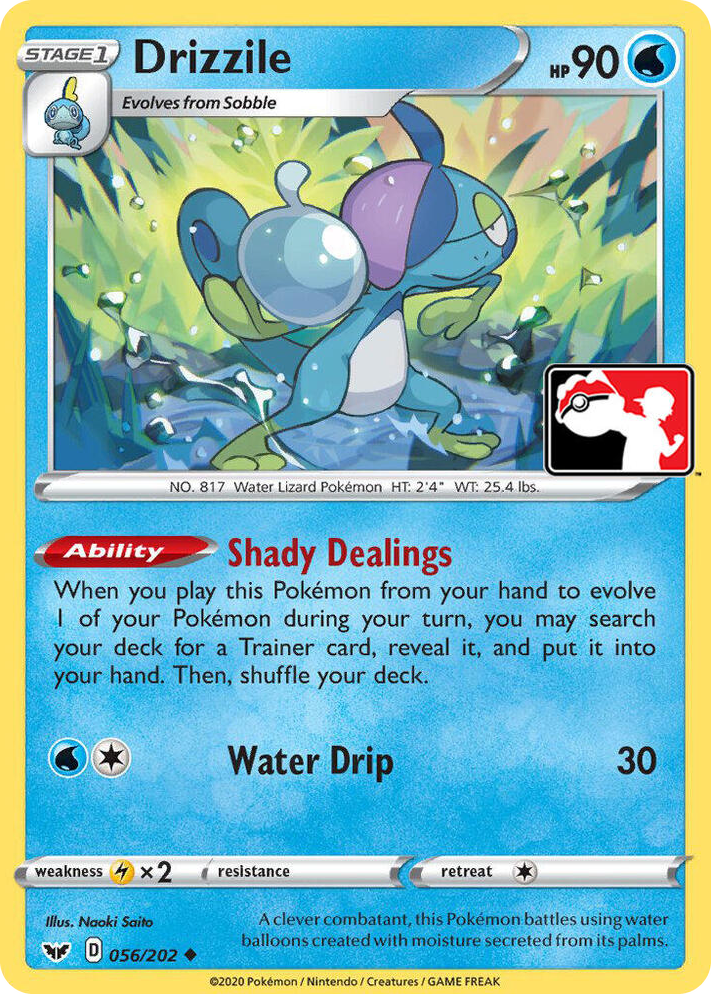 0056 Drizzile Uncommon Prize Pack Series Cards
