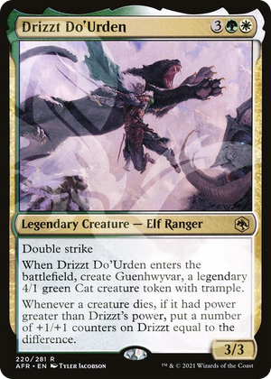 0220 Drizzt Do'Urden R AFR Ampersand Promos