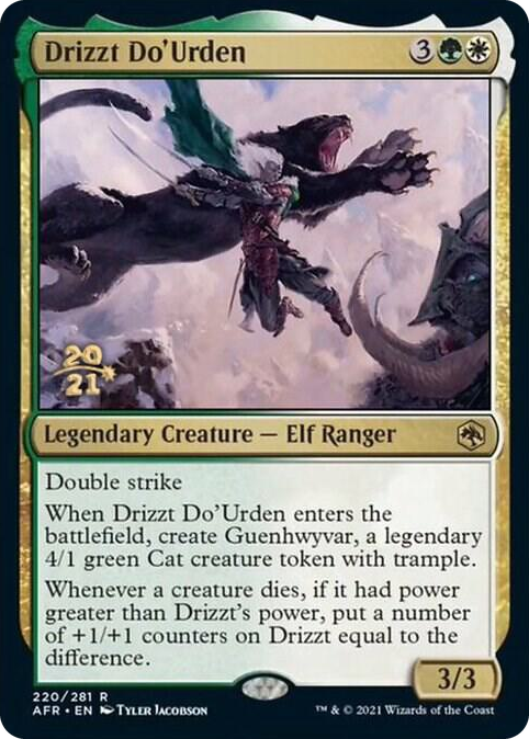 Drizzt Do'Urden #220 R - Prerelease Cards Pokemon card