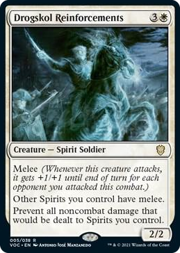 0005 Drogskol Reinforcements R Commander: Innistrad: Crimson Vow