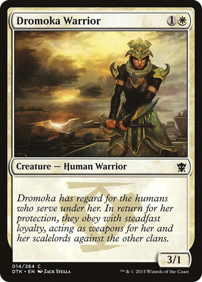 0014 Dromoka Warrior C Dragons of Tarkir