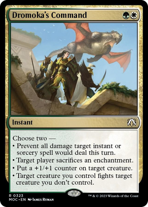 0323 Dromoka's Command R Commander: March of the Machine