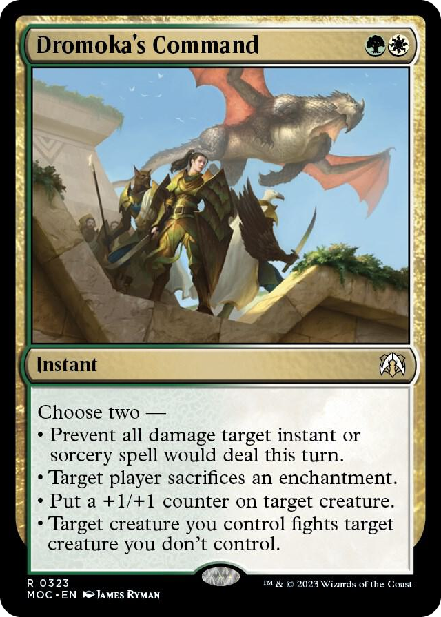 0323 Dromoka's Command R Commander: March of the Machine